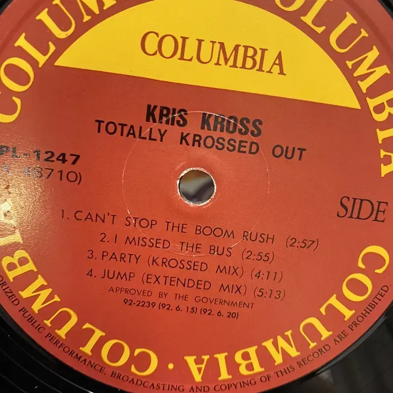 KRIS KROSS LP / AA5800