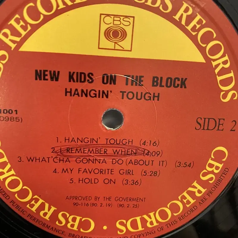 NEW KIDS ON THE BLOCK LP / AA5822