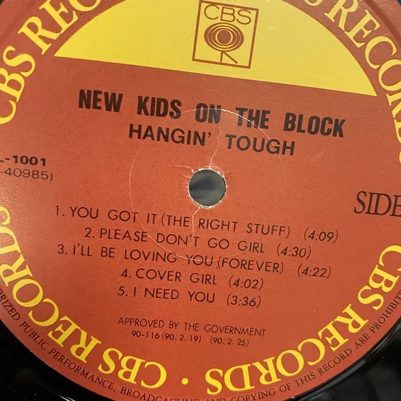 NEW KIDS ON THE BLOCK LP / AA5822