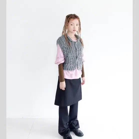 샵페어리 classic layered skirt+pants 치마바지