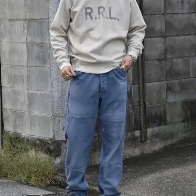 RRL 더블니 카펜터 팬츠 32/32