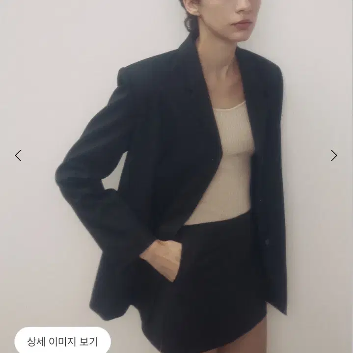 시에 sie 로에 클래식 테일러드 재킷 블랙 s