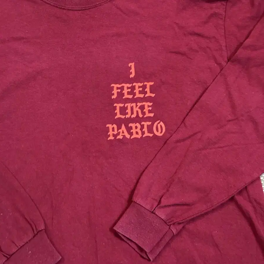 2016 Kanye Pablo long sleeve