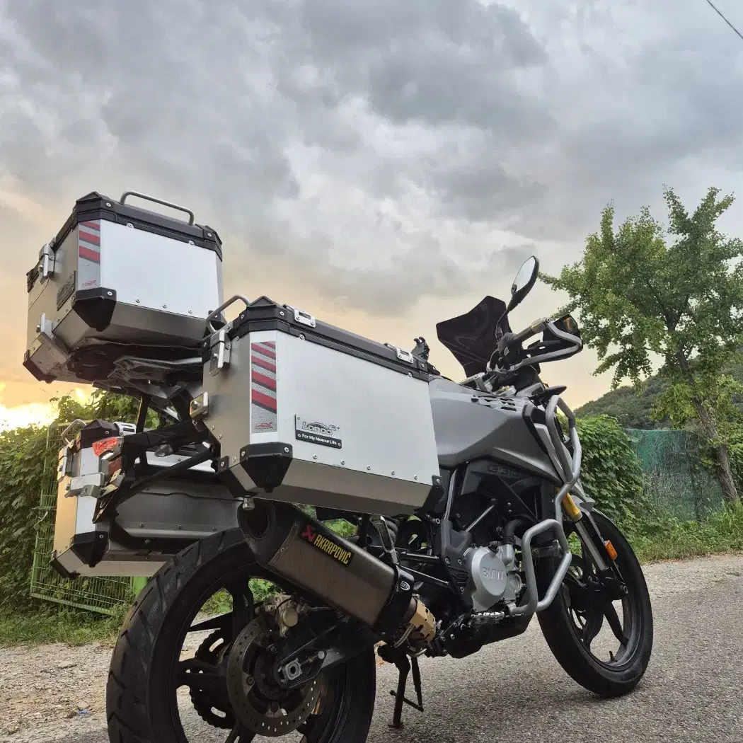 BMW G310GS/18년식/2만km/로부3박스/아크라포빅구변