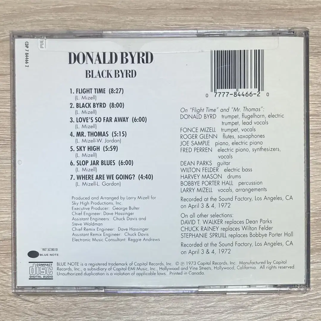 도날드 버드 (Donald Byrd) - Blackbyrd CD 판매