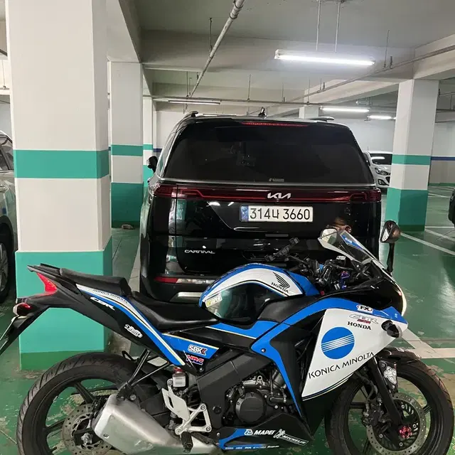 Cbr125 미놀타카울