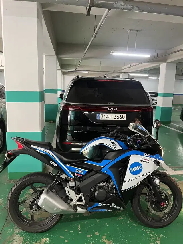 Cbr125 미놀타카울