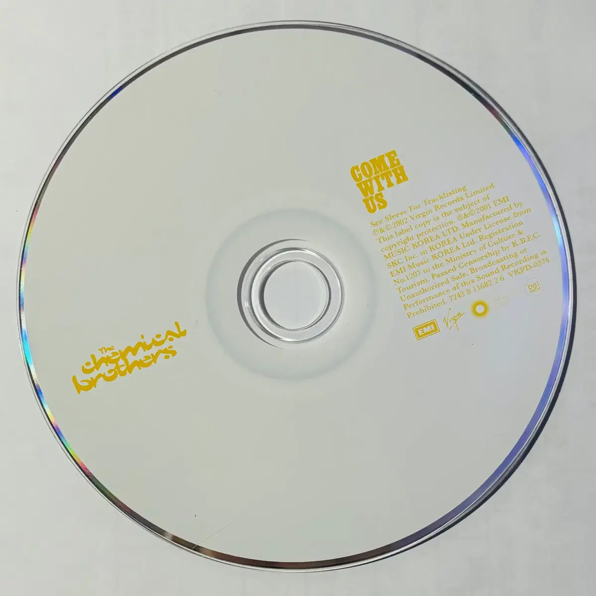 Chemical Brothers - Come (CD) 한국반2002 VG