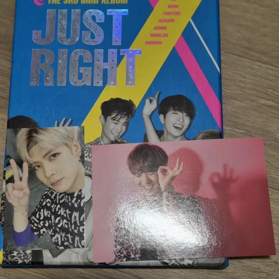 갓세븐 Just right 딱좋아 앨범 유겸 잭슨 포카 판매