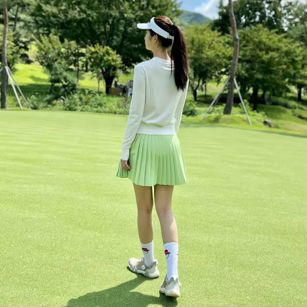 여성골프웨어 Golf is Life 스웨터