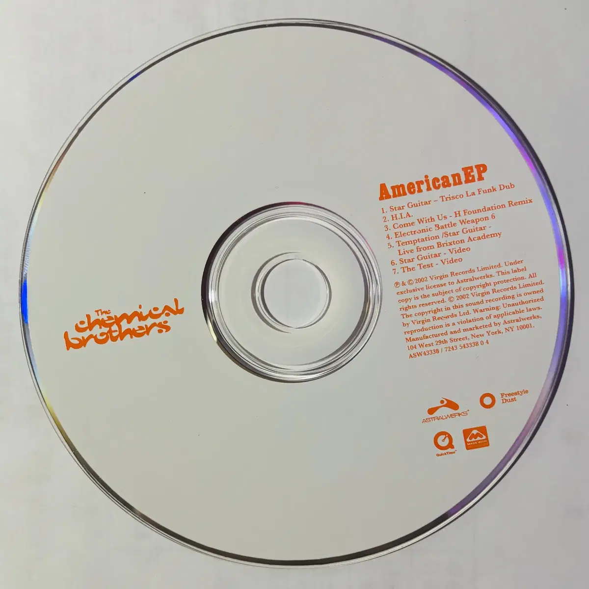 Chemical Brothers - American (CD) 미국반민트급