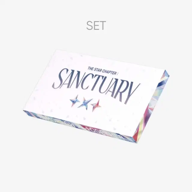 분철)) 투바투 앨범 세트 엔젤 버전 생츄어리 별의장 SANCTUARY