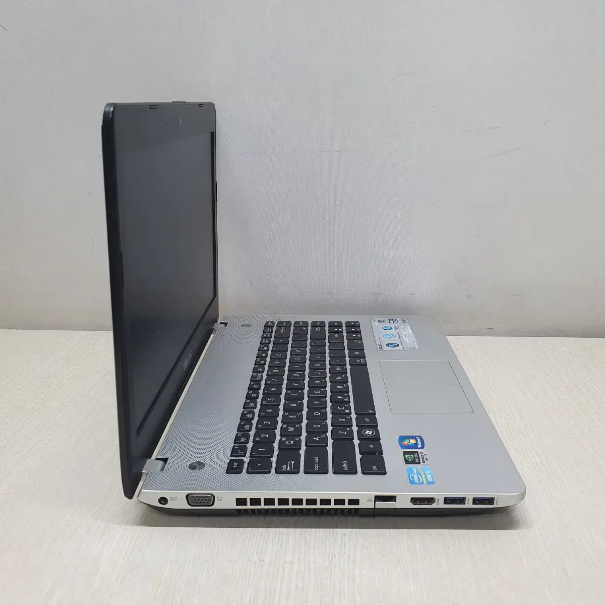 ASUS  N46V 게임 i7 8G SSD 사무 학습 동영상