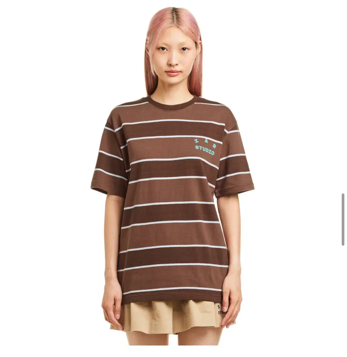 IAB STUDIO IAB STRIPED T-SHIRT 아이앱 스트라이프