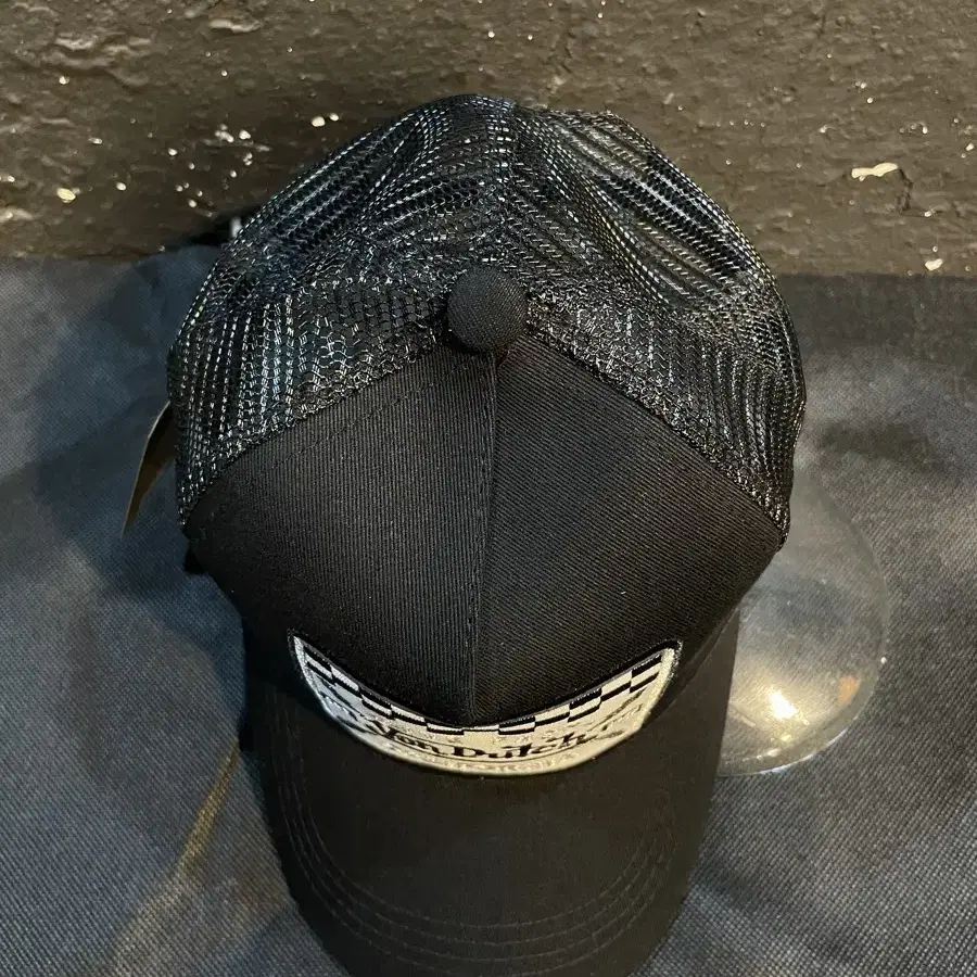 본더치 VonDutch 트러커 캡 블랙 체크보드