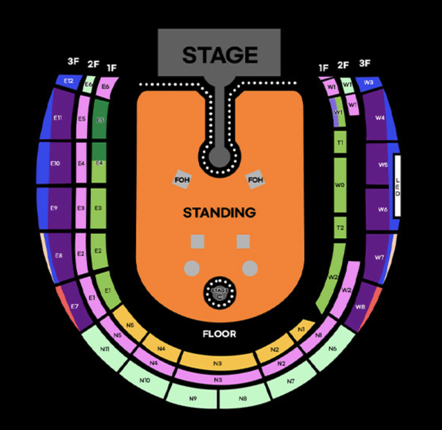 원가양도! 콜드플레이 내한 공연 4/16 첫공 W4구역 2연석
