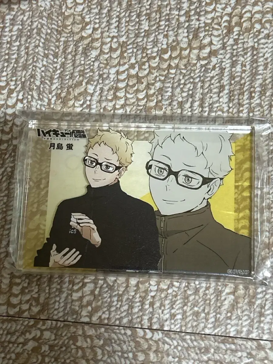 Haikyuu Tsukishima Kei 10th Anniversary Exhibition Acrylic Blocks