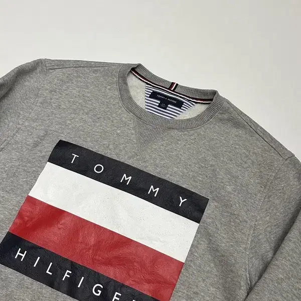 [L] Tommy Hilfiger 타미힐피거 빅로고 맨투맨