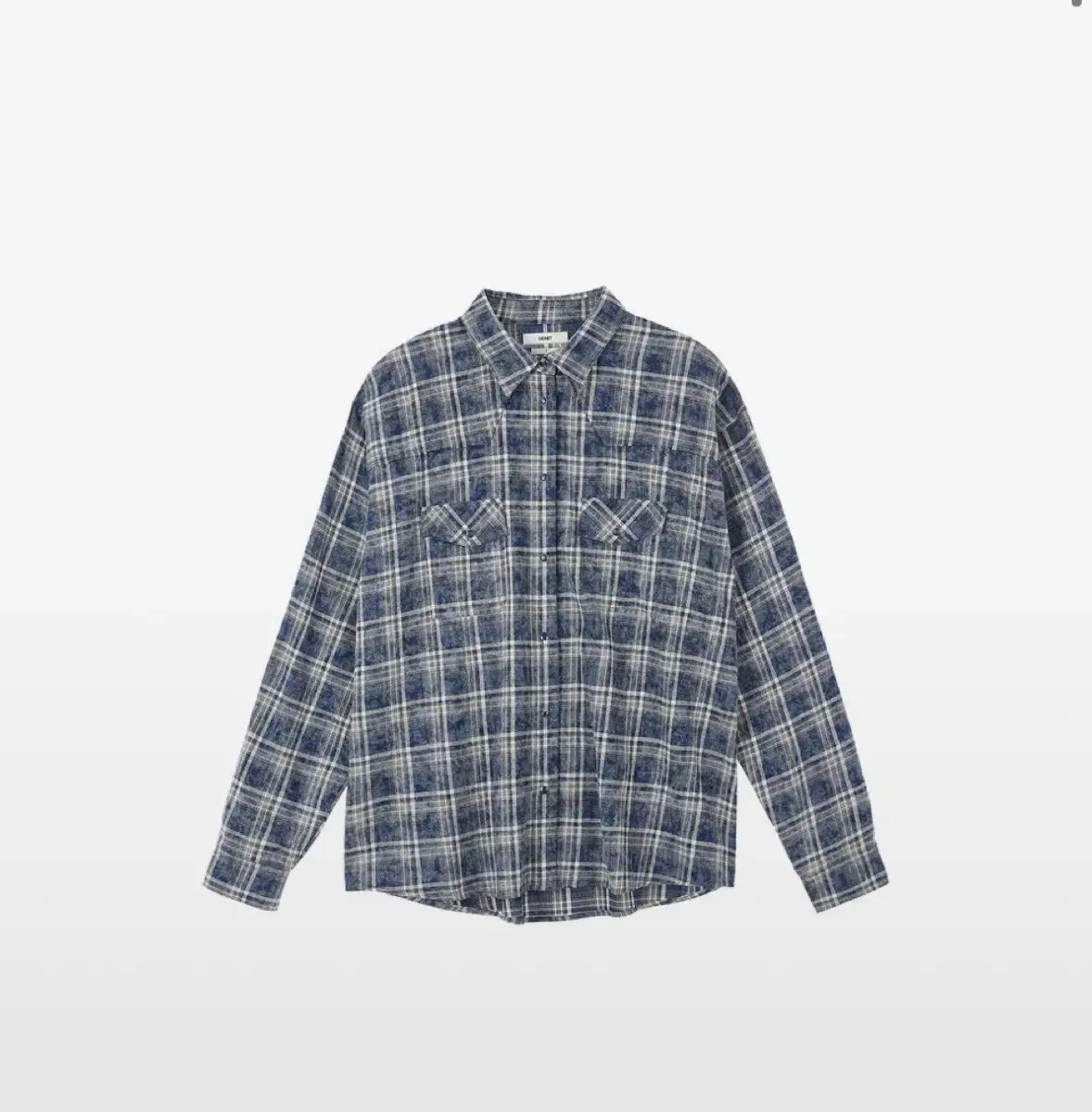 다이닛 VINTAGE FLANNEL CHECK SHIRTS IN NAVY