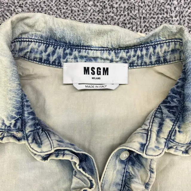 MSGM 빈티지 워싱 블라우스