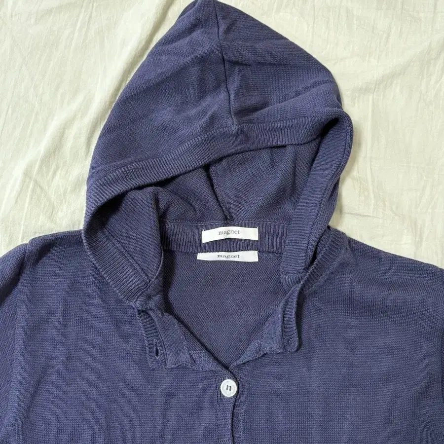 샵마그넷 후드 가디건 Pitts Hood Cardigan (Navy)