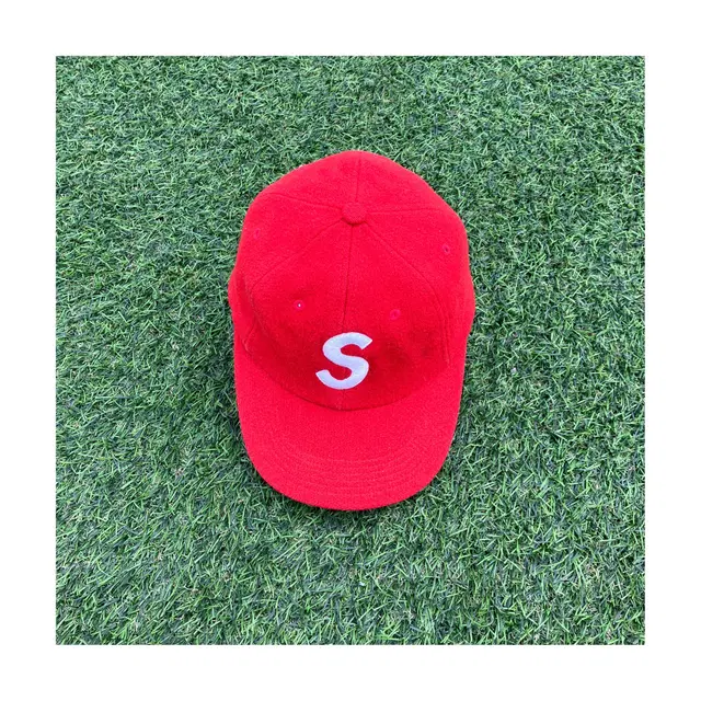 SUPREME SUEDE S LOGO BALL CAP