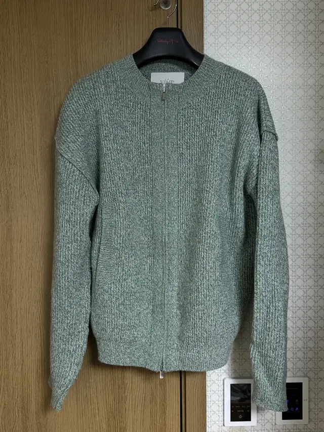 이예 yiyae Knit Zip Up mint L사이즈