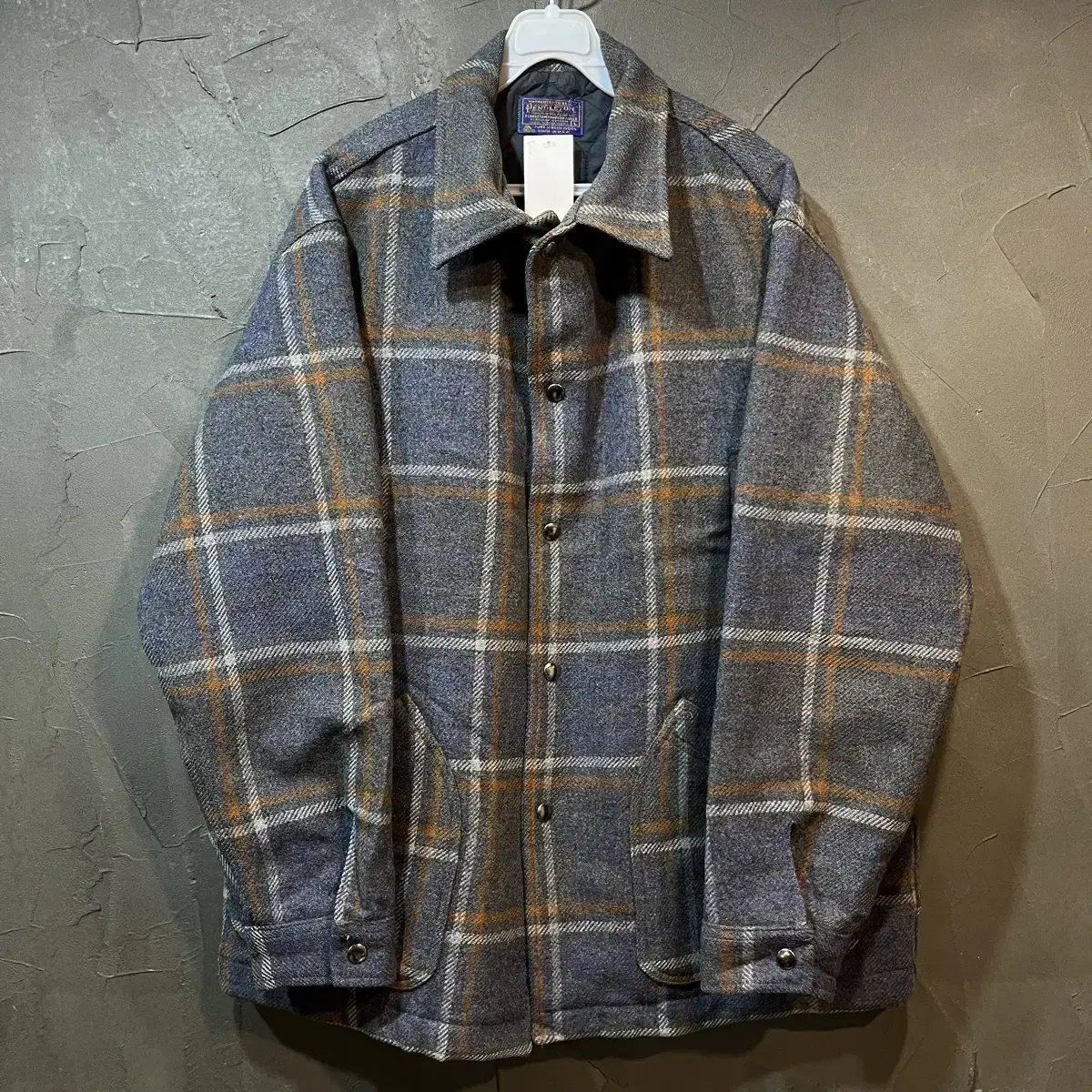 [L] PENDLETON 팬들턴 버진울 체크 자켓