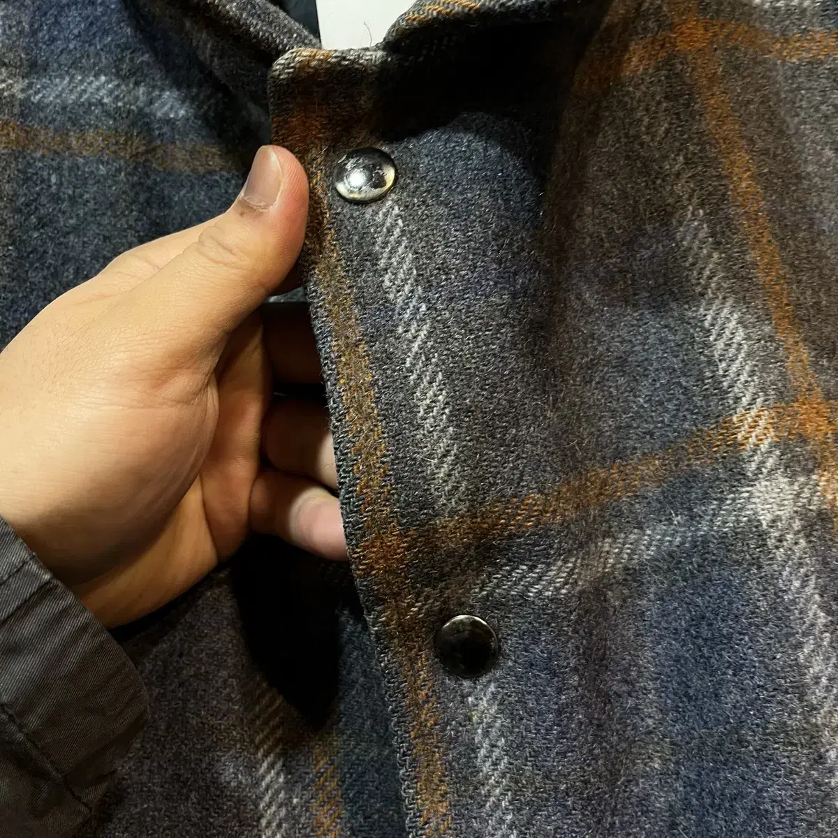 [L] PENDLETON 팬들턴 버진울 체크 자켓