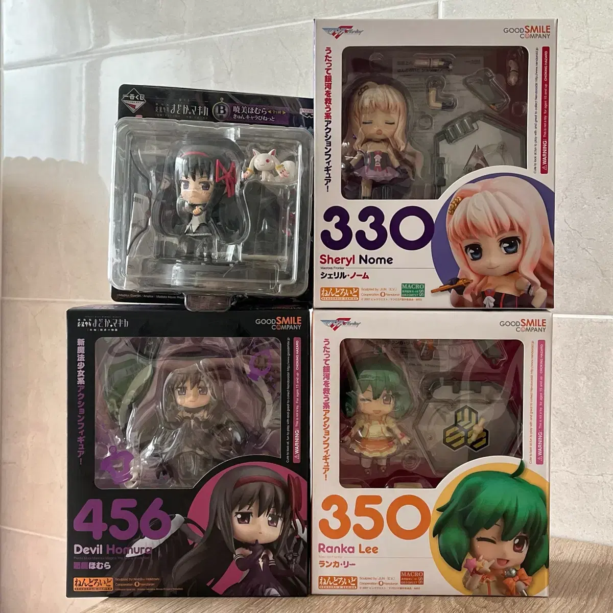 Madoka Magica/Macross Frontier/Nendoroid/Sheryl/Lanka/Akemi/Demon Homura