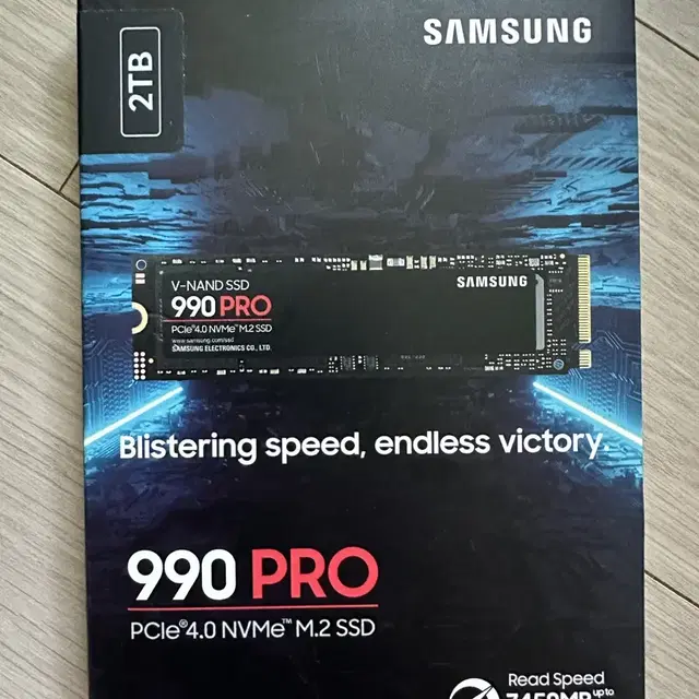 삼성 990 PRO NVMe SSD 2TB 국내정품 새제품