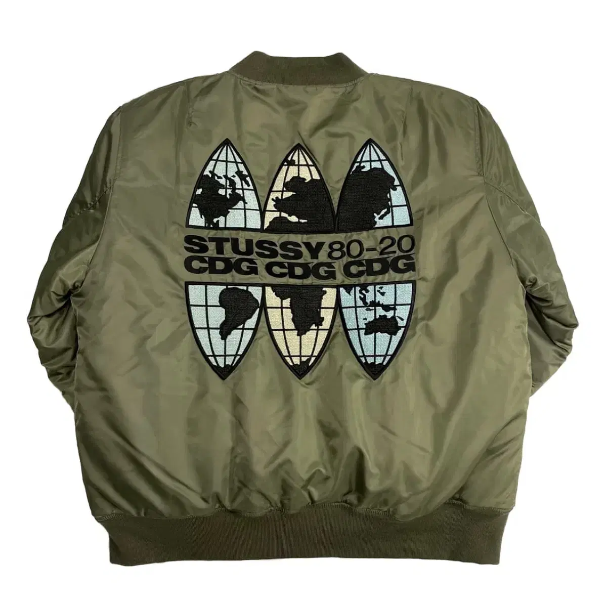 Stussy x Komdegarsong 40th Anniversary Air Jumper MA-1 Mayone Size XL