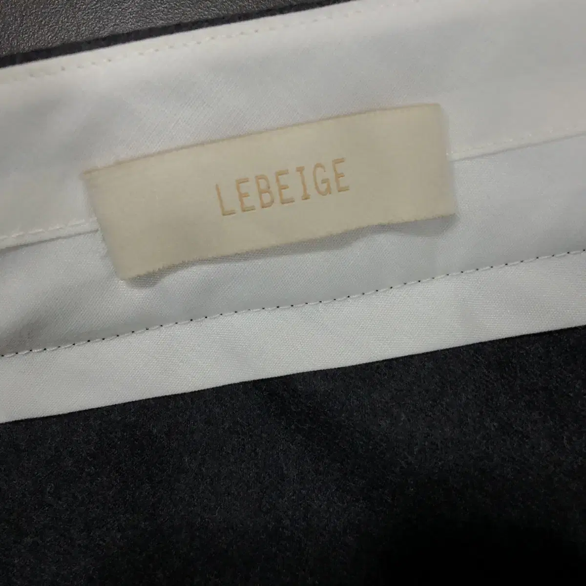 [ LEBEIGE ] 르베이지 울 블렌드 백밴딩 팬츠