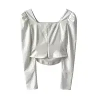 Bronn 브론 블라우스 B SQUARE-NECK BLOUSE s