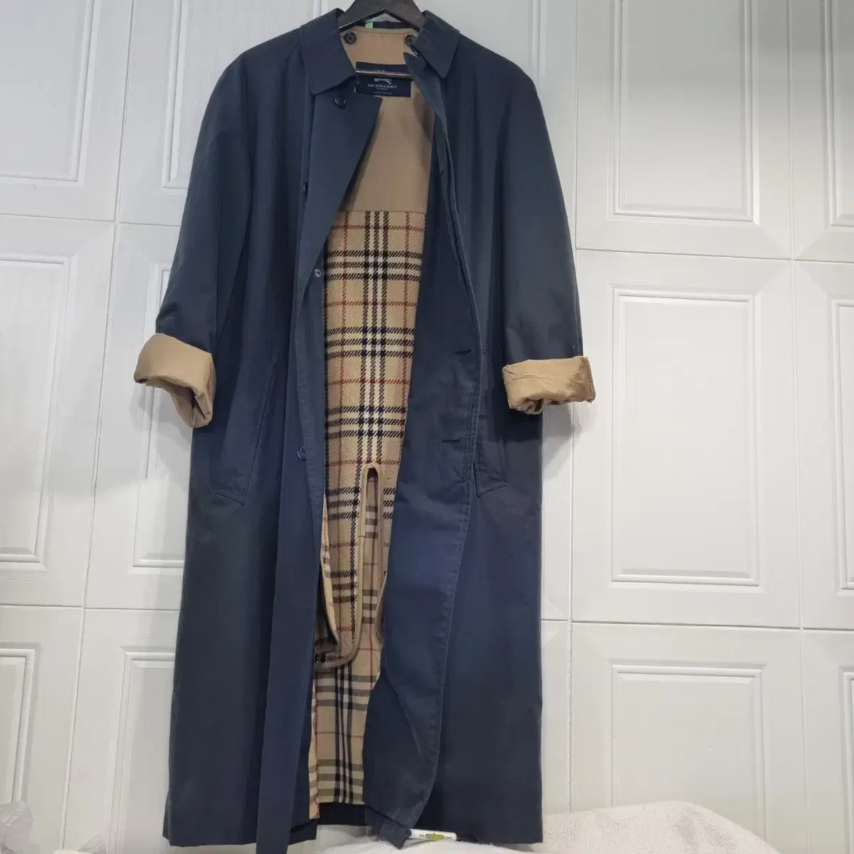 Burberry/British/Burberry Coat/Dry Finished/XL/Double Lining/