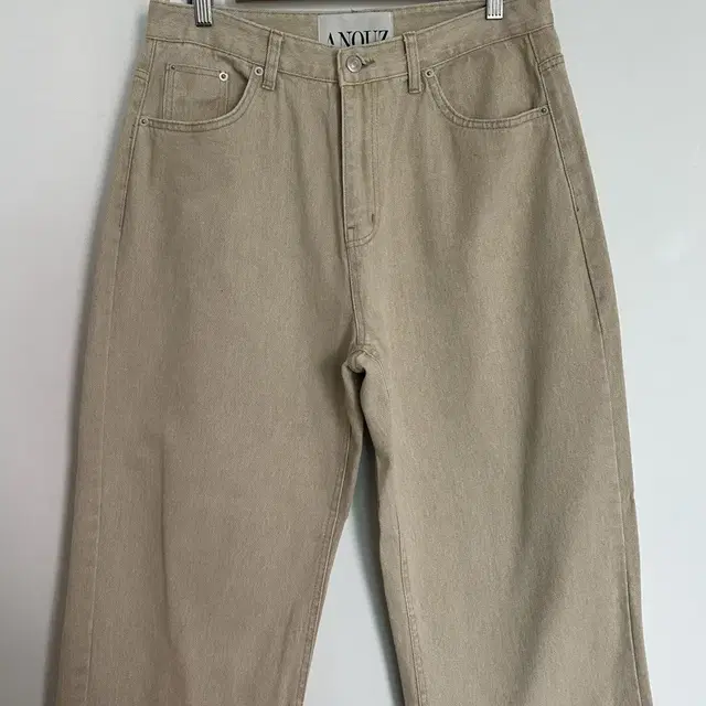 어누즈 Dyeing Cotton Color pants, Beige