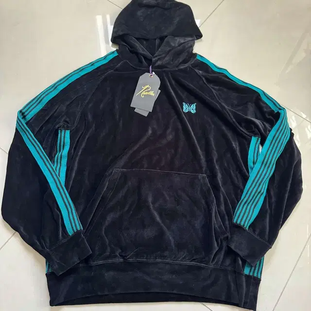 NEEDLES 니들스 TRACK HOODY VELOUR 트랙 후디 벨루어