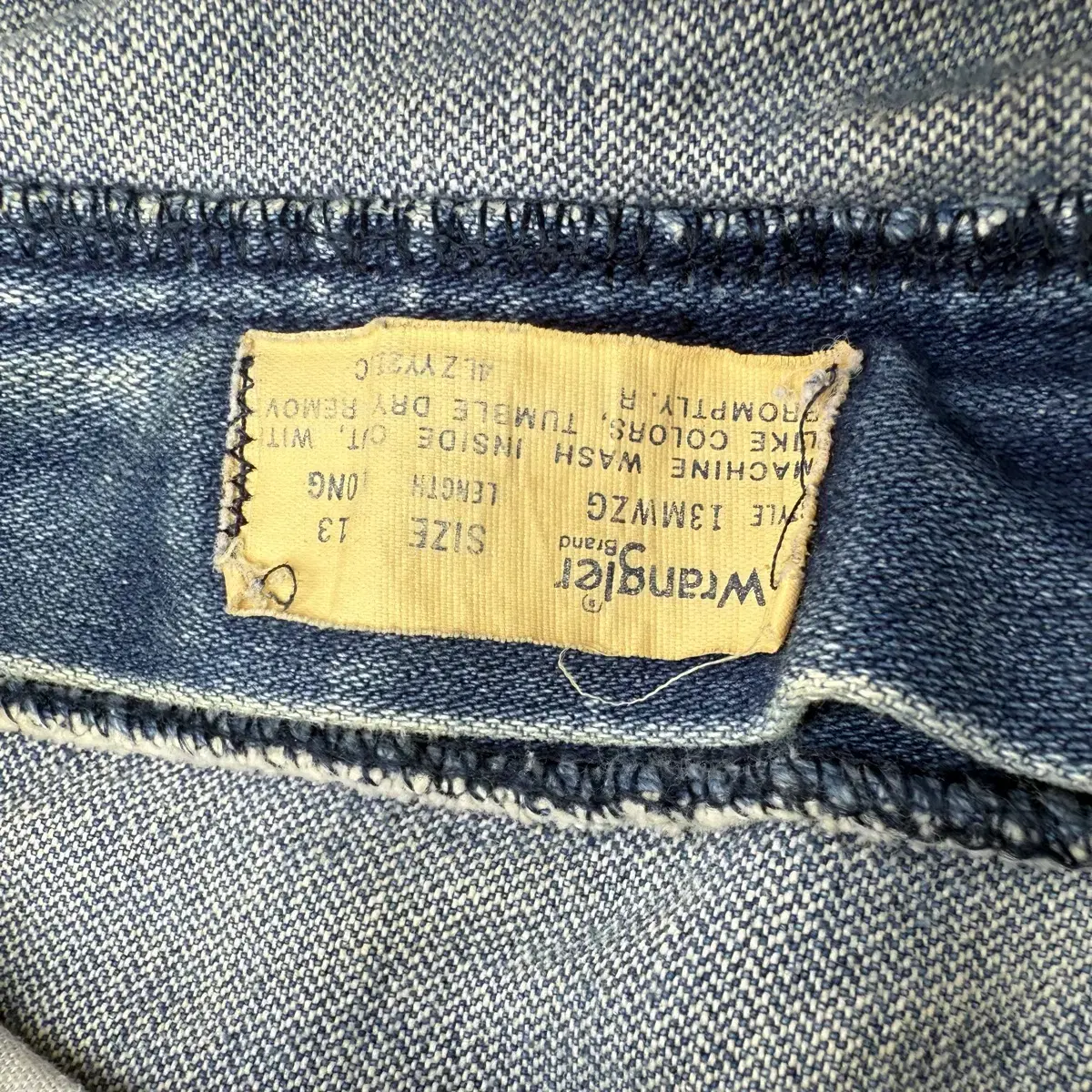 70s wrangler denim (30~31) 13(long)