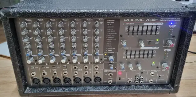 파워드믹서  PHONIC 780 (PLUS) 판매합니다.