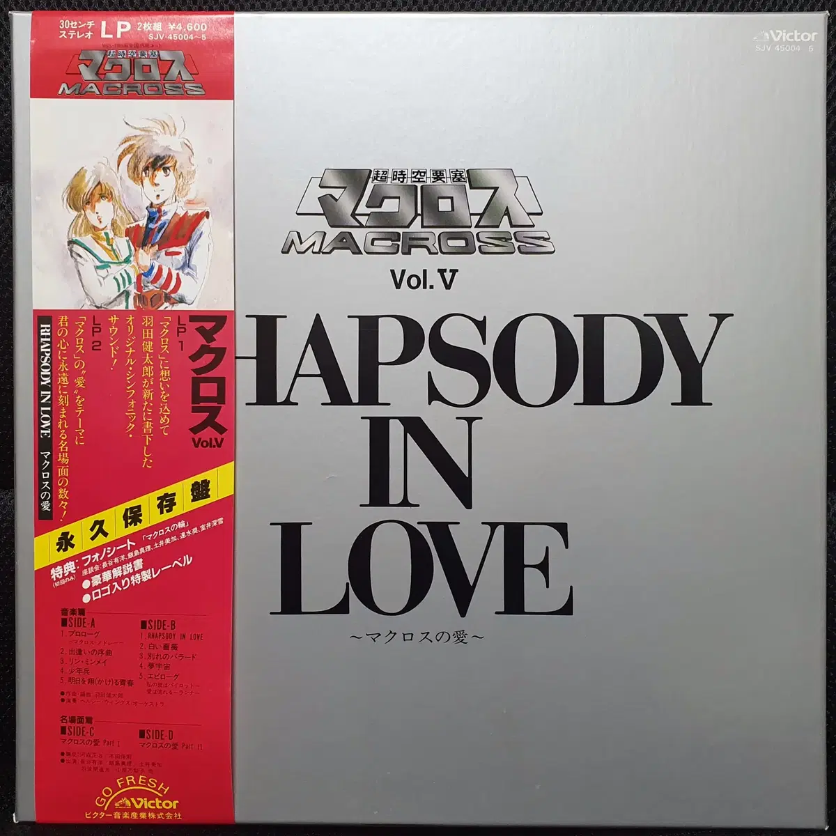 초시공요새 마크로스 Vol.V RHAPSODY IN LOVE LP