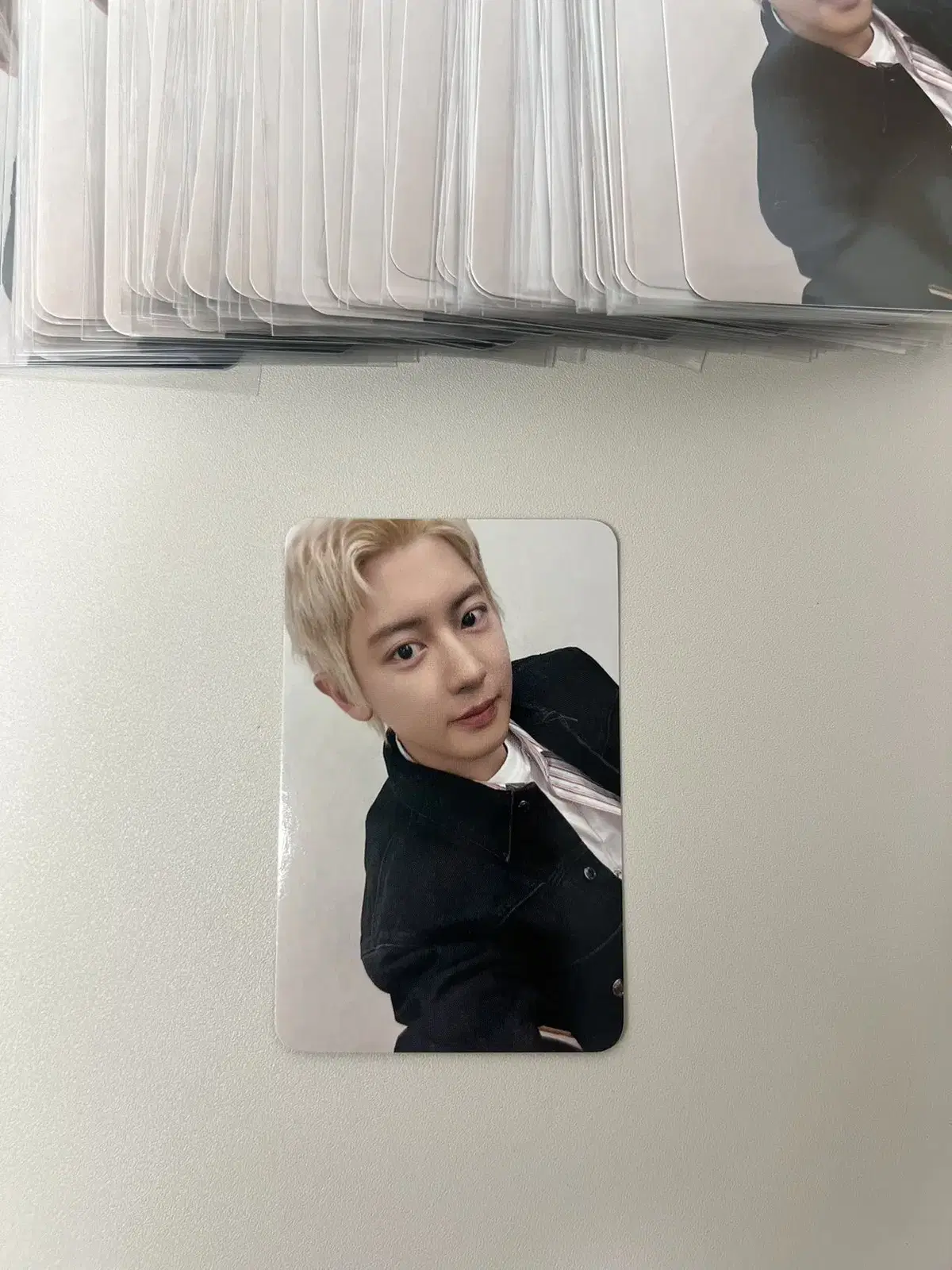 Chanyeol Black Out Pansa pre-order benefit photocard unreleased photocard