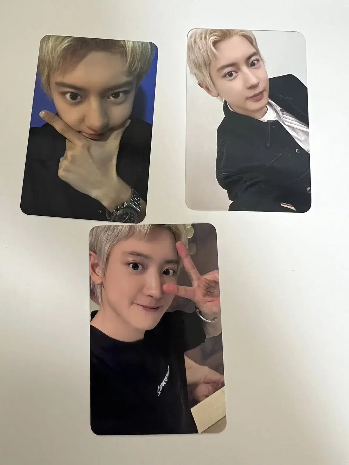 Chanyeol Black Out Pansa pre-order benefit photocard unreleased photocard