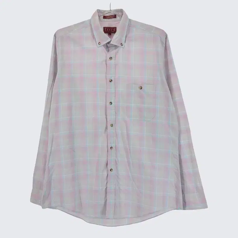 [Levi's] Cotton Poly Check Shirt Southern (Men 105) A26652