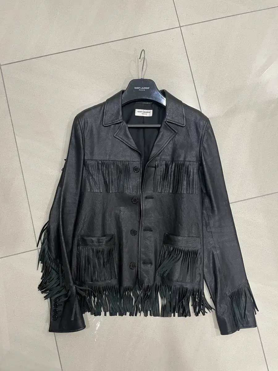 Quick sale) Saint Laurent fringed jacket 44 size