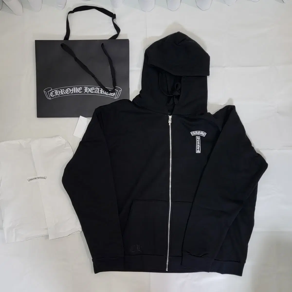 (New)Chrome Hearts Hooded Zip-Up 2XL(Lined)