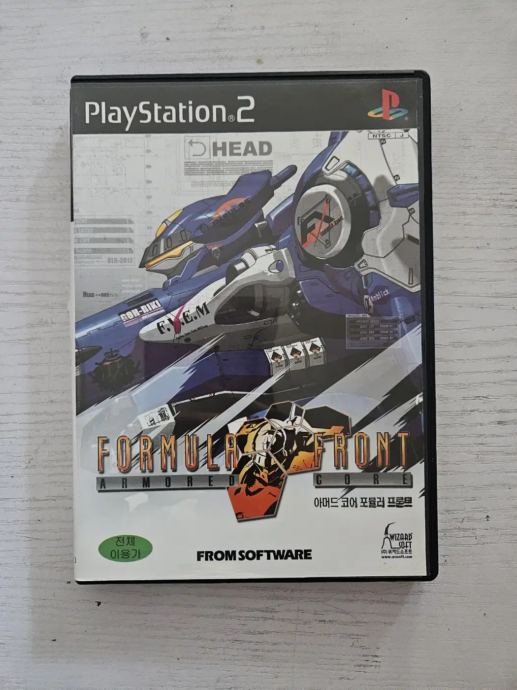 ps2/플스2 아머드코어 포뮬러프론트