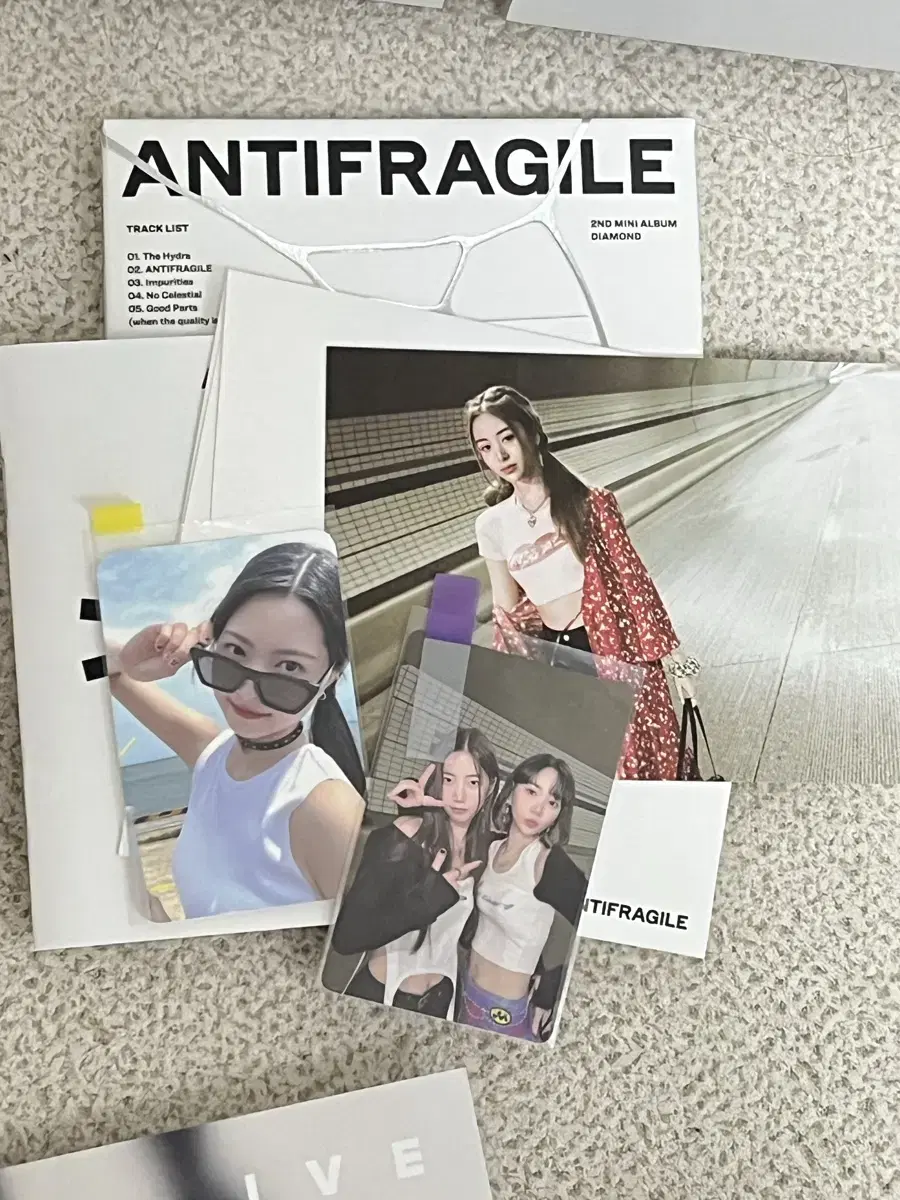 Le sserafim antifragile kim chaewon compact unsealed album wts