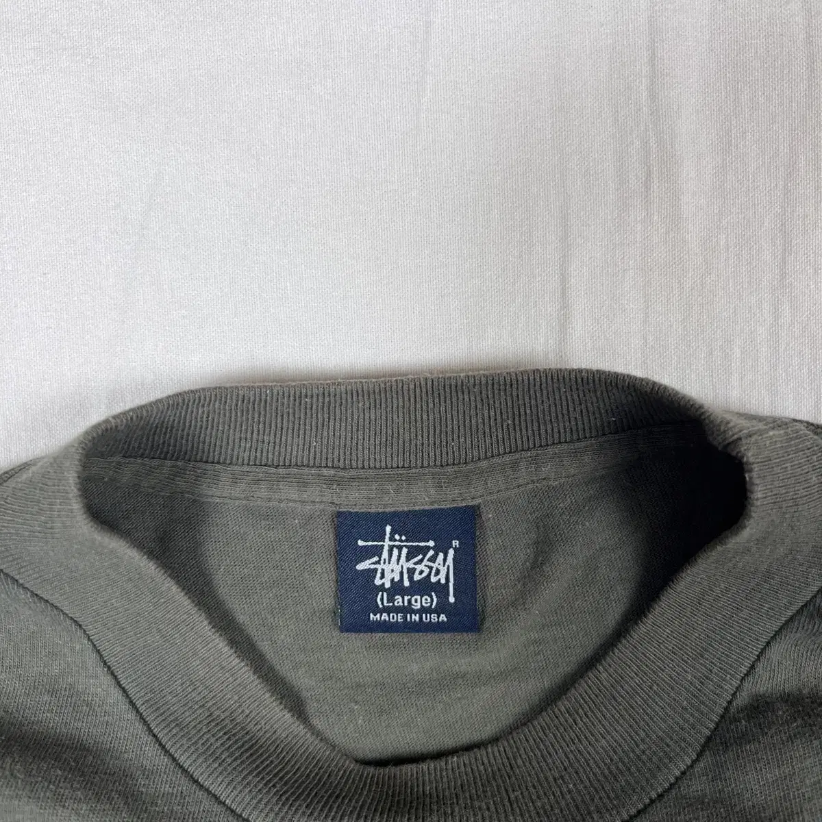 90s 스투시 stussy 로고 프린트 반팔티