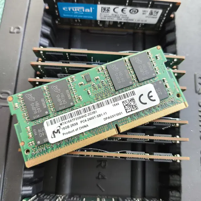 DDR4 16G 소딤 노트북용 램 마이크론 수량 보유