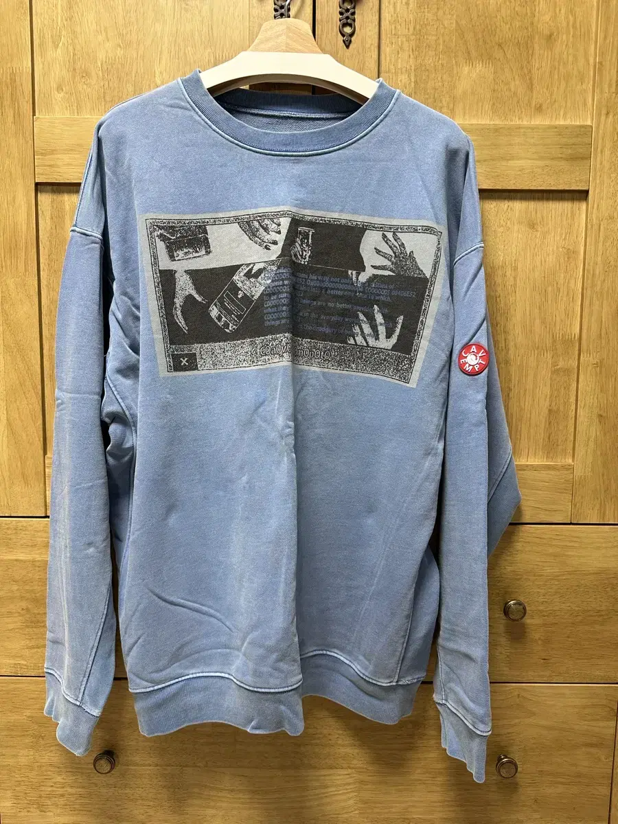 Carvemt 19ss Overdyed Crewneck Sweater Size L